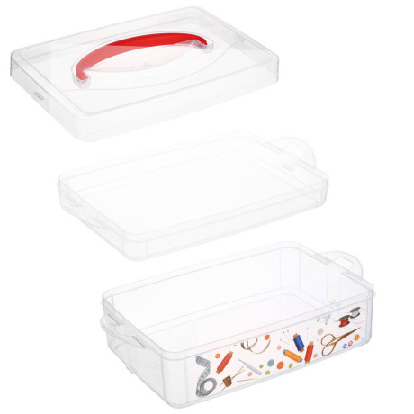 Бокс универсальный "MULTI BOX" 2 секции, 245х160х105мм, (1л+2л)