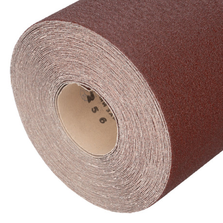 Шкурка на тканевой основе, KK18X W, зернистость 40Н(Р 40) бобина 200мм х 20 м, водостойкая, "БАЗ"