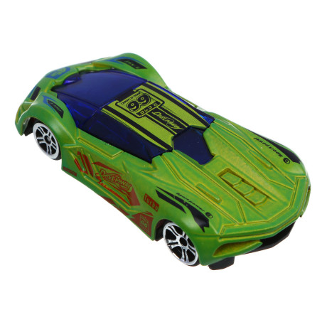 ИГРОЛЕНД Машинка "Спорткар", меняет цвет при контакте с водой, металл, 11,2х16 см, 6 диз.
