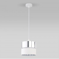 TK Lighting св-к подвесной 1x60W E27 200x1050 белый 4440 Hilton Silver