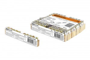 TDM шина нул. 6х9мм 10/2 (10 отв./крепеж по краям) инд. штрихкод (20!) SQ0801-0159