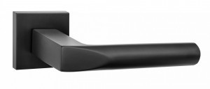 Ручка дверная компл.квадрат.основ. PUERTO Доллио черный INAL 554-03 slim B