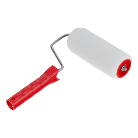 Валик "Поролон", в сборе, 150 мм, D 48 мм, D ручки 6 мм, крепление шплинтом Сибртех