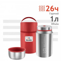 Термос Relaxika широкое горло, суповой 1л в чехле R301.1000.1P