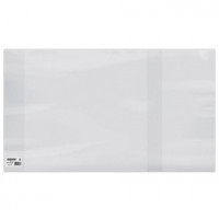 Обложка ПВХ д/учебников &quot;Биология&quot;/&quot;Экономика&quot;/&quot;Букварь&quot; ПИФАГОР, прозр. 120мкм 255х490мм 227487