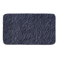 VETTA Коврик для ванной, искусственный мех, губка 0,8 см, полиэстер, 50х80 см, энимал, графит
