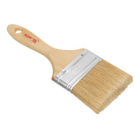 Кисть плоская &quot;Евро&quot; 3&quot;, натуральная щетина, деревянная ручка MTX