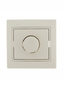 Lezard Мира диммер с фильтром СУ 1 кл. 16А (500Вт) крем. (корпус PC) 701-0303-116