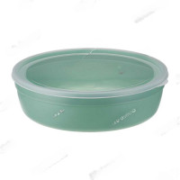 Миска круглая 2.8 л с крышкой фисташков. М1303 х12