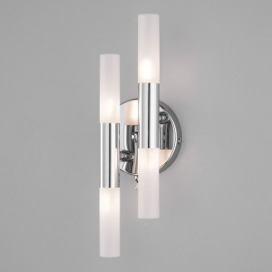 Bogate's Бра 3W G4 80x100x295 металл/хром/акрил белый Bastone 346/4 a055299