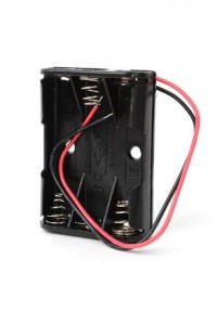 Батареечный отсек ROBITON Bh3xR03 с двумя проводами, 13131