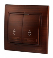 Lezard Мира выкл. СУ 2 кл. 10А (проходн.) маун (корпус PC) 701-0404-106