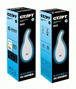 СТАРТ лампа св/д Свеча на ветру С37 E14 10W(800lm) 4000K 4K 125x37 мат пласт/мет холод свет WS 17266