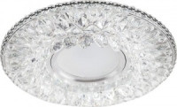 Feron св-к встр. со св/д подсв. 15LED*2835 SMD 4000K, MR16 50W G5.3, прозрачный, CD942 32655