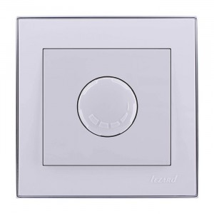 Lezard RAIN диммер СУ 800W бел. с бок. вст. хром (корпус PC) 703-0225-115
