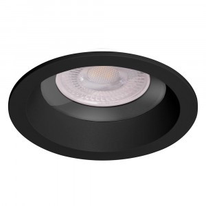 Feron св-к встр. MR16 GU5.3 круг черный IP44 92x30 DL3301 48755