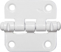 Петля накладная стальная &quot;ПН-40&quot;, цвет белый, универсальная, 40мм