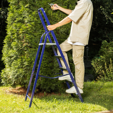 Стремянка, 5 ступеней, стальная, Сибртех