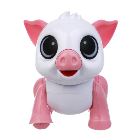ИГРОЛЕНД Игрушка "Интерактивный питомец" поросёнок, ABS, звук, свет, движ., 2хAAA, 12,5х10,5х13,5 см