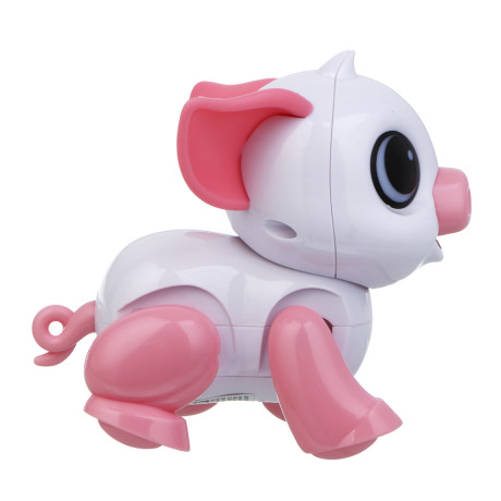 ИГРОЛЕНД Игрушка "Интерактивный питомец" поросёнок, ABS, звук, свет, движ., 2хAAA, 12,5х10,5х13,5 см