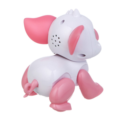 ИГРОЛЕНД Игрушка "Интерактивный питомец" поросёнок, ABS, звук, свет, движ., 2хAAA, 12,5х10,5х13,5 см