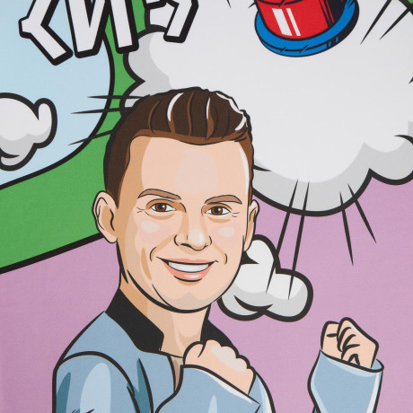 Футболка спортивная для взрослых "КИРЯ", размер XS, 100% полиэстер, 4 дизайна