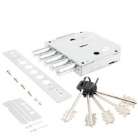 Замок врез BORDER ЗВ8-6ЛК.5/15.ЗШ (Левый, с блокировкой ключ.отверстия)  \6