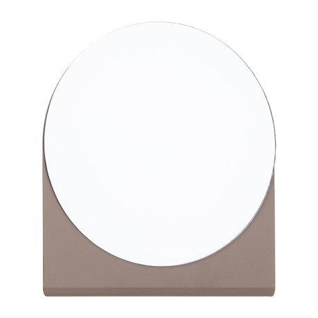 ЮНИLOOK Тинес Зеркало настольное на металлической подставке, железо, стекло 17х15х5,5см, беж