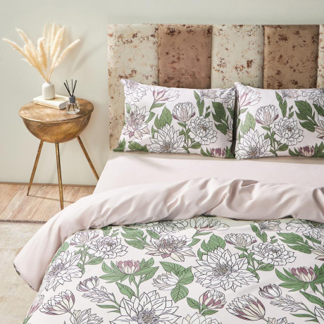 PROVANCE Хейзел Комплект постельного белья 1,5 (4 предмета), поплин, 100% хлопок