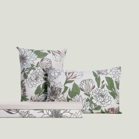 PROVANCE Хейзел Комплект постельного белья 1,5 (4 предмета), поплин, 100% хлопок