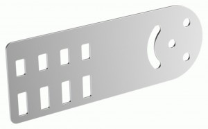 Пластина шарнирная h80мм IEK