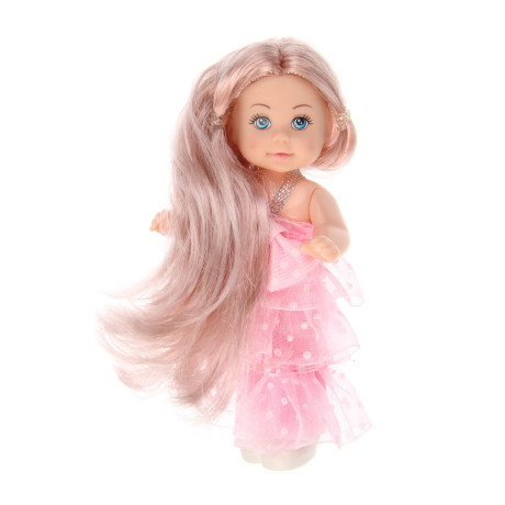 ИГРОЛЕНД Кукла 11,5 см с шариком, 8х4,5х17,4 см, ABS, PVC, микс видов