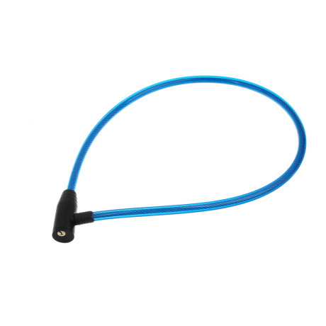 Замок велосипедный тм BY SPORT, противоугонный, тросовый, 1000х12мм, металл, ПВХ, пластик, 3 цвета