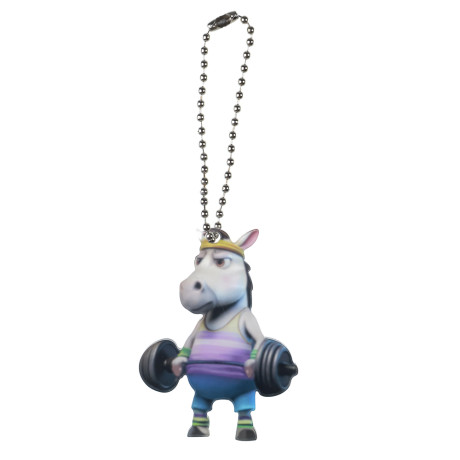 Брелок Лошадка 6 см, акрил 3 мм, печать УФ, 8 дизайнов.