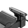 Тиски слесарные BVH-150, 150 мм, поворотные, стальная направляющая, с наковальней //Denzel