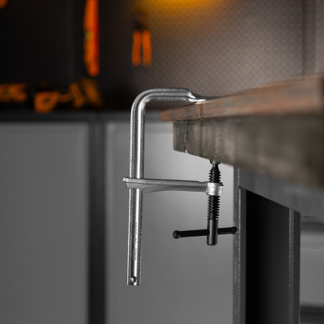 Струбцина F-образная, 80x200мм, кованая Denzel