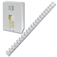 Пружины пласт. д/переплета FELLOWES набор 100шт, 19мм (для сшивания 121-150л) белые, FS-53474