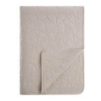 PROVANCE Хейзел Покрывало с эффектом вареного хлопка 220х240см, 100% полиэстер, бежевый