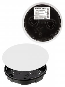 TDM коробка распред. У194 СУ D75х15 для твердых стен, крышка, IP20, инд. штрихкод SQ1402-1194