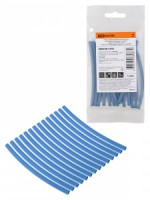 TDMНабор трубок термоусаживаемых, клеевых &quot;Моноцвет, синий 3,2/1,0 SQ0548-2703