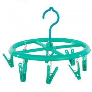 Вешалка для сушки мелочей, 43*43*23см, пластмасса, 8 прищепок 311376 Рыжий Кот