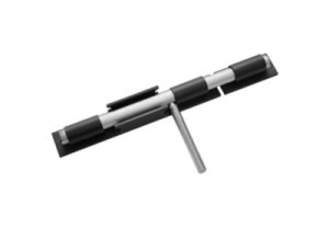 Засов Домарт ДОБРЫНЯ  300мм черный d-20мм5)