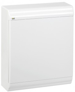 IEK PRIME бокс (корпус) пластик ЩРН-П-24 модуля навесной IP41  белая дверь