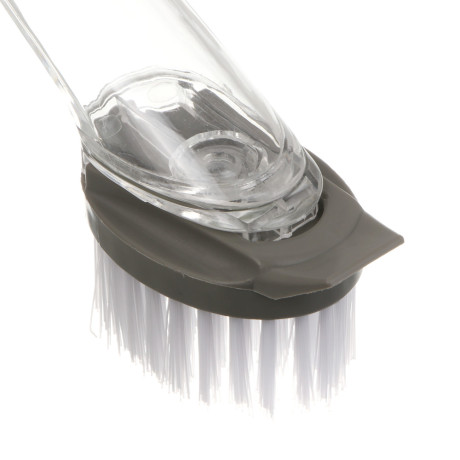 Щетка для посуды с дозатором тм Vetta, 23,5х7х4,5 см, полипропилен, серая