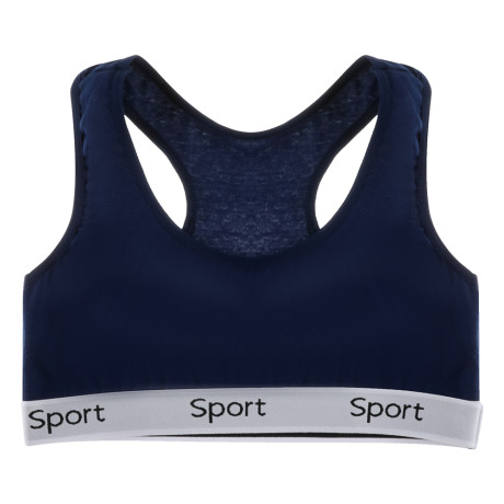 GALANTE Майка-топ с широкими лямками, р.46, 95% хлопок, 5% спандекс, синий, НБ25-21