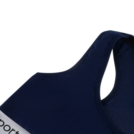 GALANTE Майка-топ с широкими лямками, р.46, 95% хлопок, 5% спандекс, синий, НБ25-21