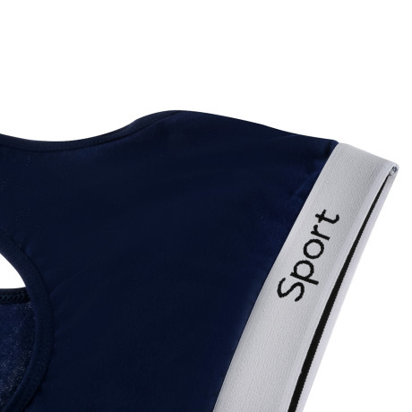 GALANTE Майка-топ с широкими лямками, р.46, 95% хлопок, 5% спандекс, синий, НБ25-21