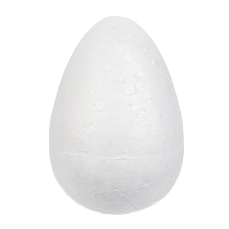 Заготовка "Яйцо" из пенопласта, 12х9 см