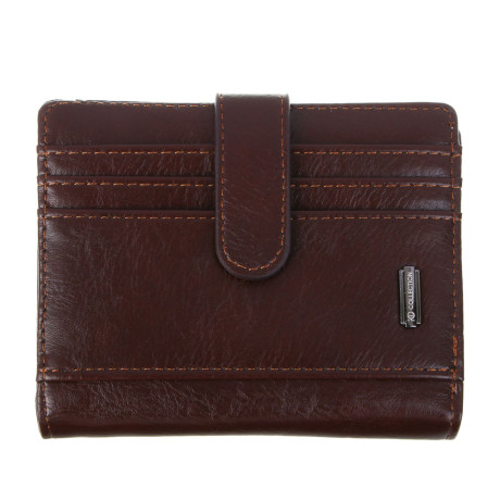 ЮL Вальгор Портмоне-кардхолдер с отделением для купюр на кнопке, ПУ, 12х10х2см, 2 цвета, КЖ24-42