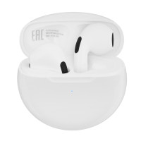 ПЕРВАЯ ЦЕНА Наушники беспроводные TWS LitePods, вкладыши, 28/150 mAh, BT:5.3, белый
